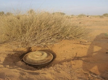 لغم حوثي في حجة